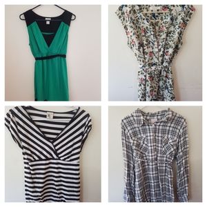 Size L maternity shirts various brands